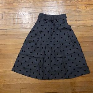 {NWT} Tommy Hilfiger x Zendaya Polka Dot Wool Skirt